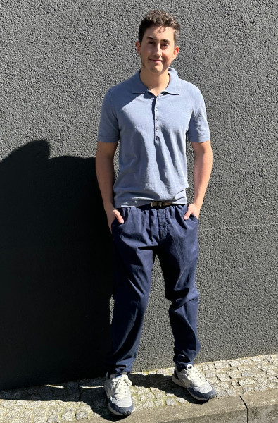 Greg F. Hose Washed Navy