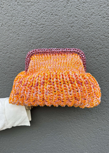 Sis Cloutch orange/lilac Sis Cloutch orange/lilac