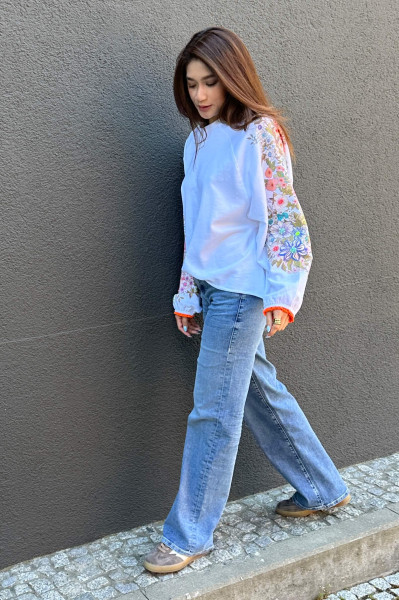 Tulala Sweatshirt Print&Stitching