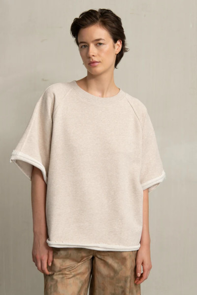 Suzee Top Beige Melange