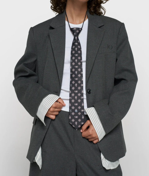 Tie Paisley black