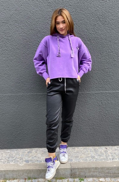 Sweatshirt Fit Bloomer Bleed Purple