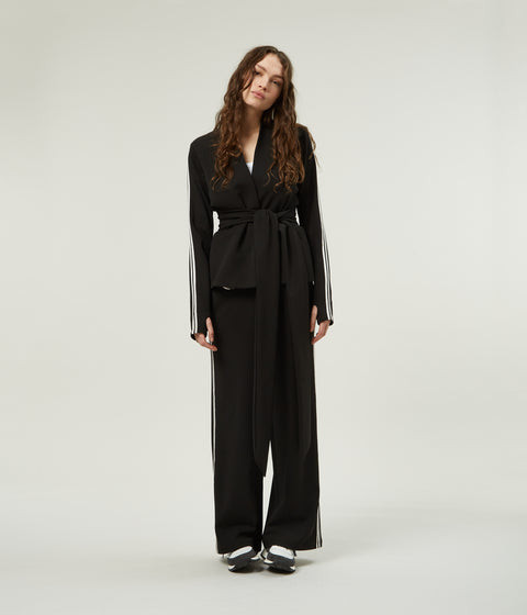 Loose Pants Crepe black