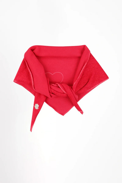 Dreieckstuch Aus Sweatmaterial Mari jalapeno red