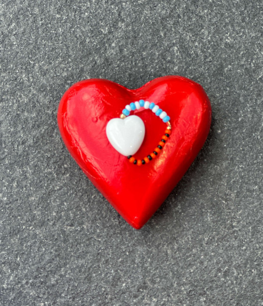 Balancelle Ring Self Love white Heart
