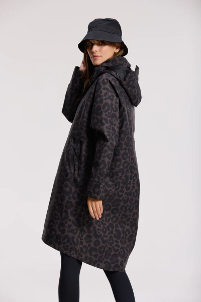Romy Raincoat Leopard Cacao