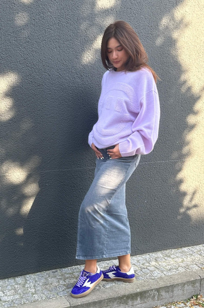 Smiley Slouchy Crew Moonshine