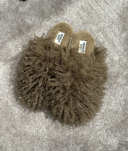 Slipper Hausschuhe brown