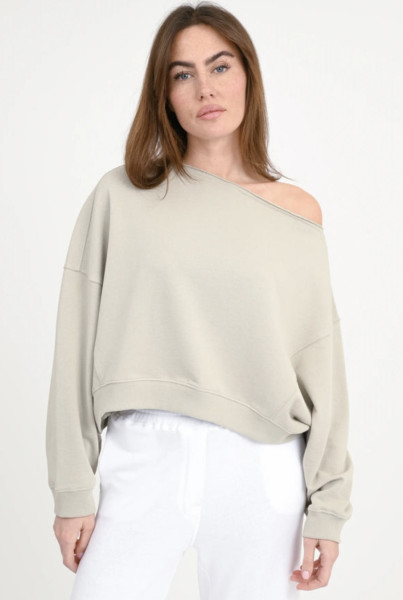 Velvet Crop Sweatshirt Marti stone
