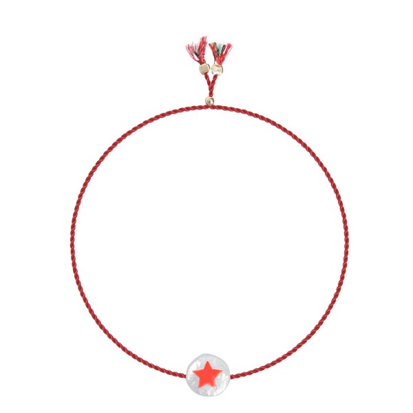 Charm Bracelet Star Süßwasserperle