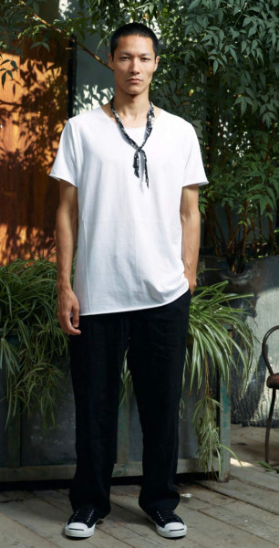 Man T-Shirt Cotton Bianco