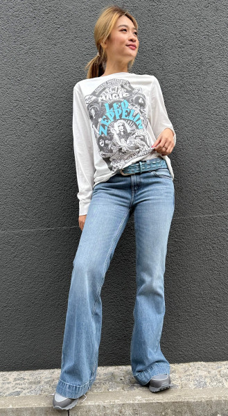 Led Zeppelin Electric Magic Long Sleeve Tee white