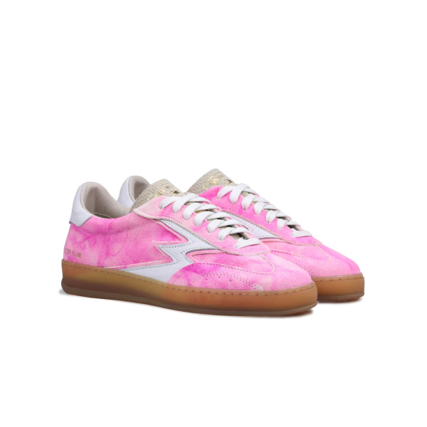 Club Rosa Sneakers with white Leather Details