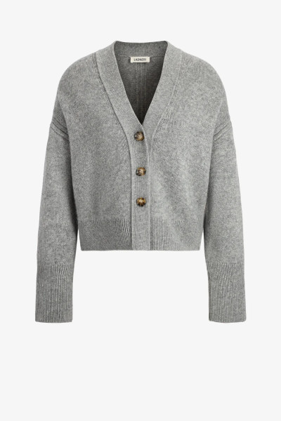 Cardigan Luce Knitted Stone
