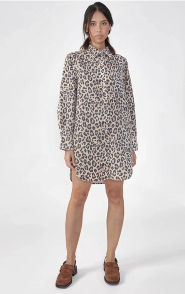 Dress Dakota Printed Denim Leo