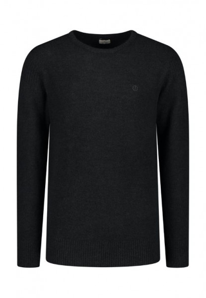Oversized Crew Soft Melange Dk. Navy