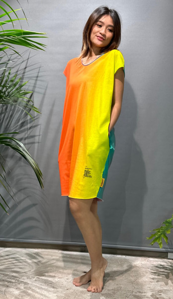 Beach Rainbow Dress Multicolour
