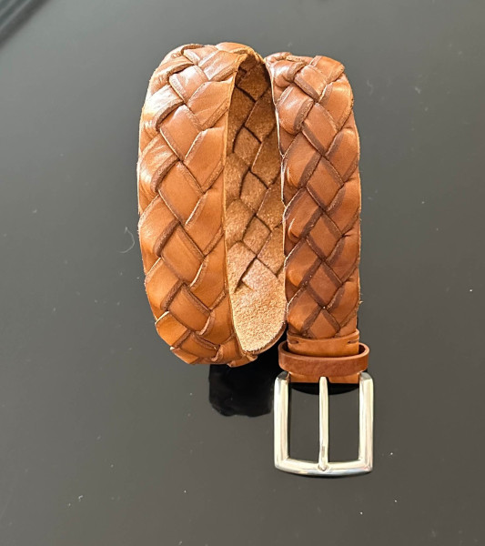 Leather Belt Volonato Cognac