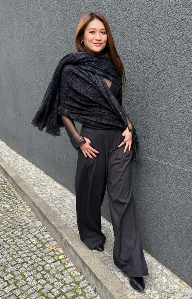 Samantha Pants Lungo Graphite