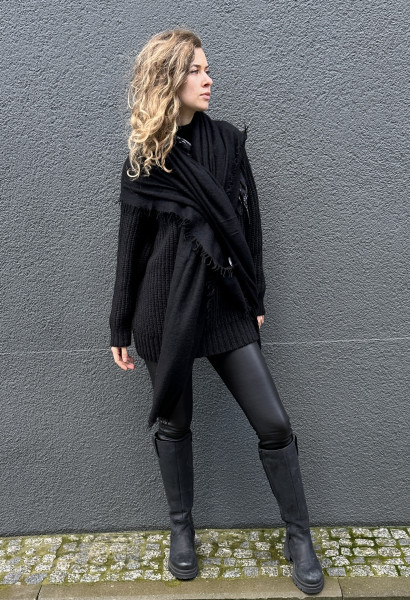 Cashmere Scarf black