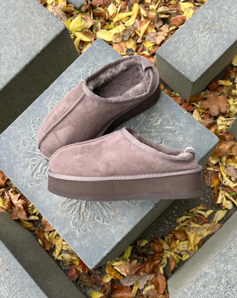 New Zealand Boots Plateau Clog Taupe