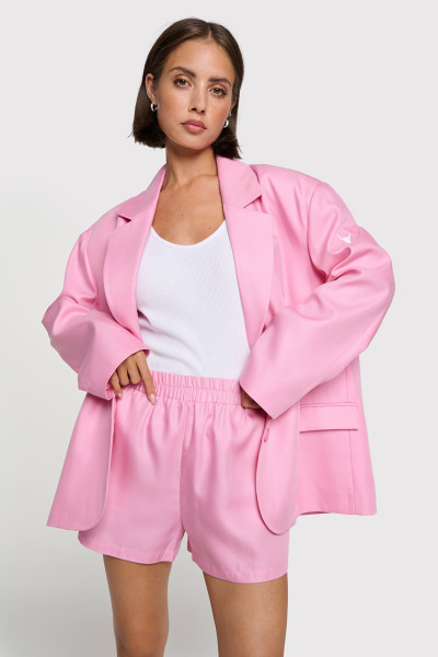 Rich Short soft pink