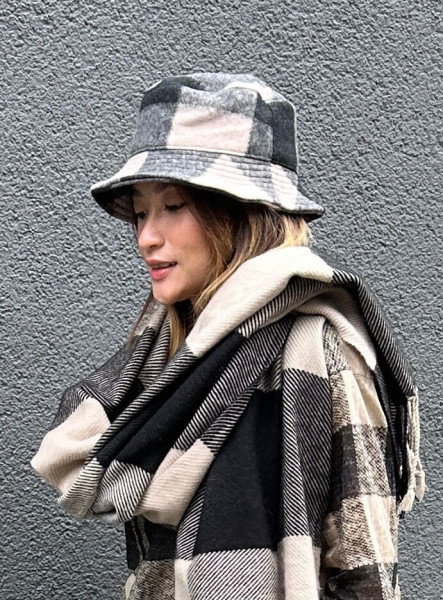 Wool Hat check safari