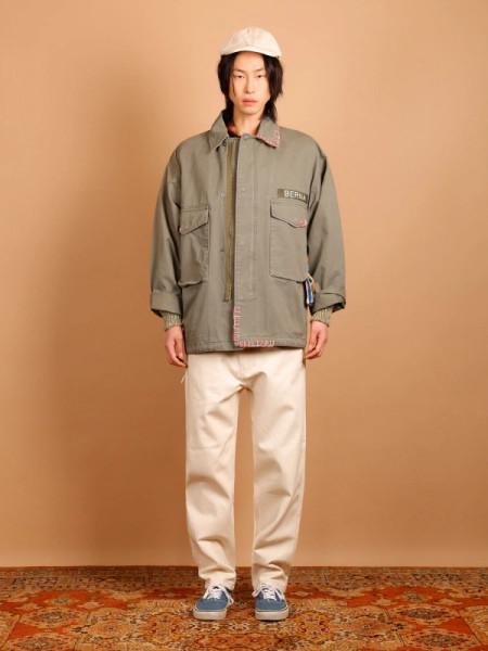 Overjacket Stampa + Patch Verde