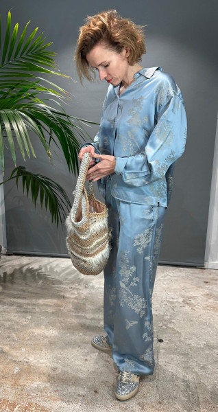Silka Pants soft blue blossom