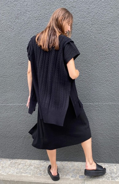 Cardigan Torsade Noir