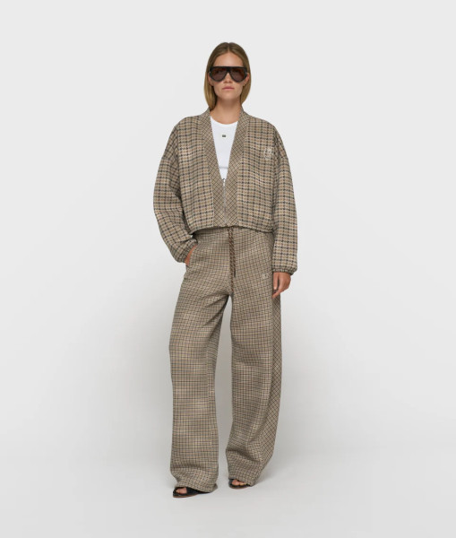 Western Jogger Check champagne