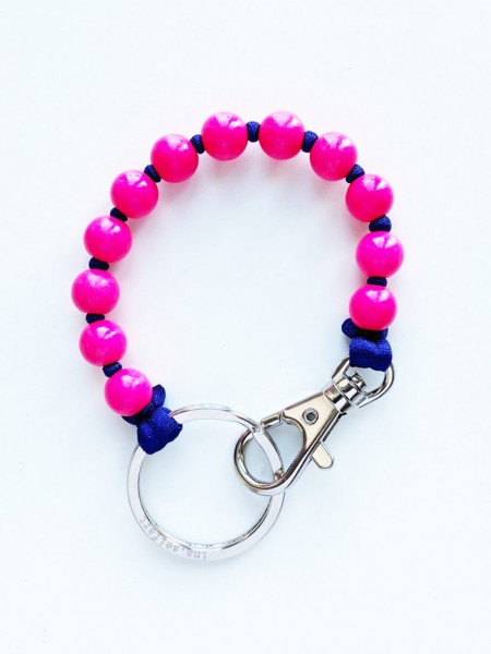 Schlüsselanhänger Neon Pink