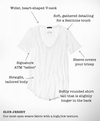 Vorschau: Slub Jersey V-Neck Flamingo Vorschau: Slub Jersey V-Neck Flamingo