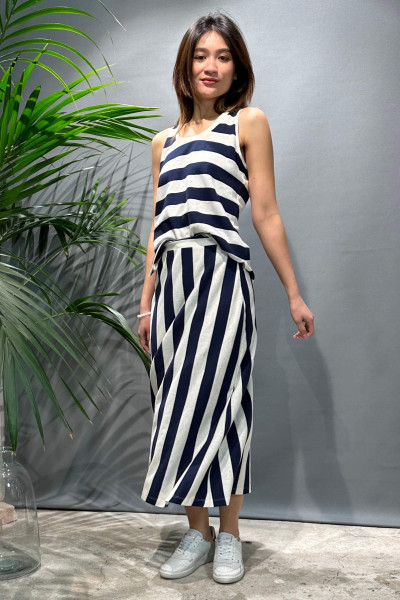 Top Stripe blue/white