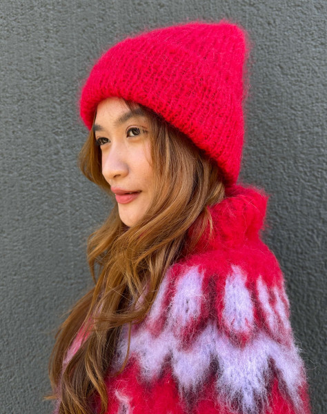 Headbanging in Helsinski Beanie Deep Red