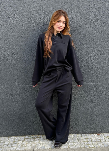 Pleated Pants black