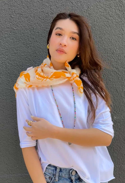 Bandana Lobster White/Carrot
