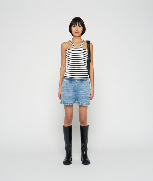 Sporty Wrapper Stripe ecru/black