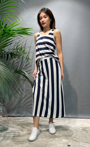 Skirt Stripe blue/white