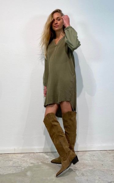 Crosta Whisky Wildlederboots im Western Stil