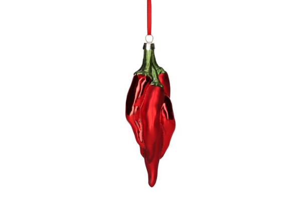 Baumschmuck Chilli rot