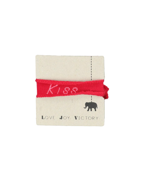 Stoffarmband Zinia jalapeno red