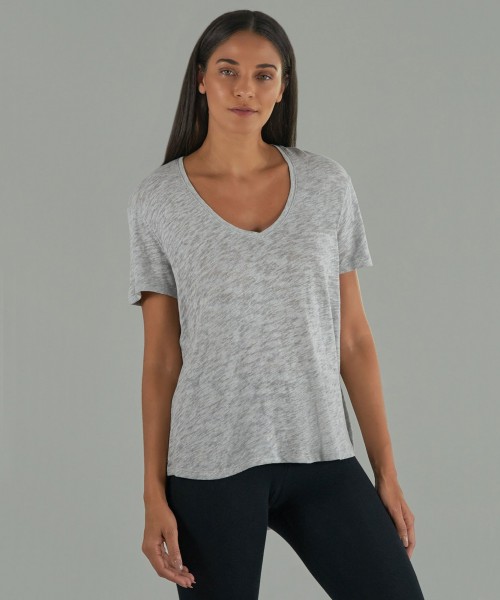 Slub Jersey Boyfriend Heather grey