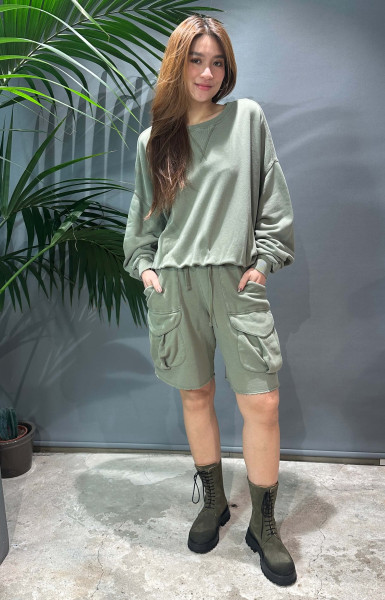 Sweater Vintage olive