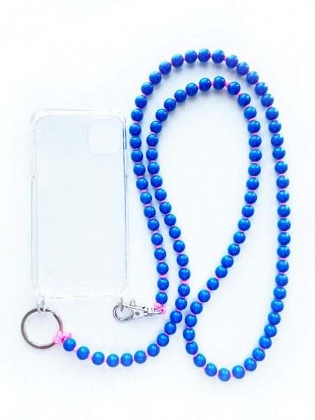 Handykette Blau/Pink