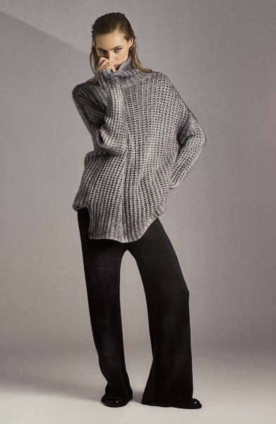 Turtleneck Knitted Pullover Pannocchia