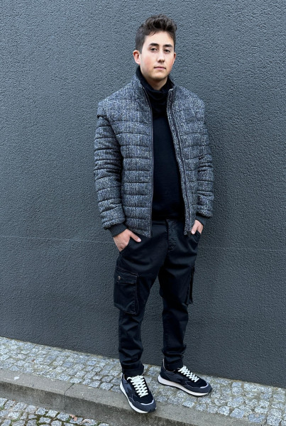 2PRECO1 Steppjacke Schwarz