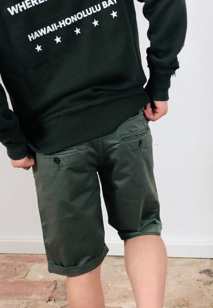 Bermuda Chino Boy Militare