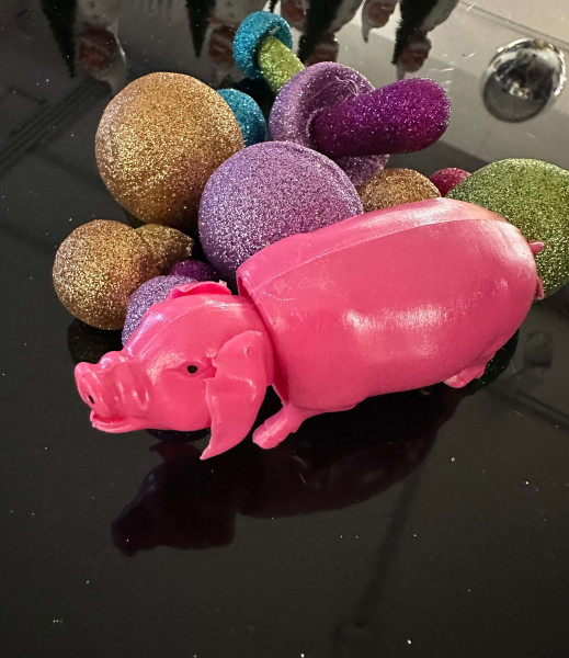 Wackel Pig Glücksschwein pink