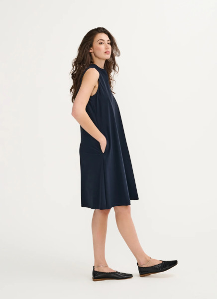 Kleid Amya Travel Black-Blue